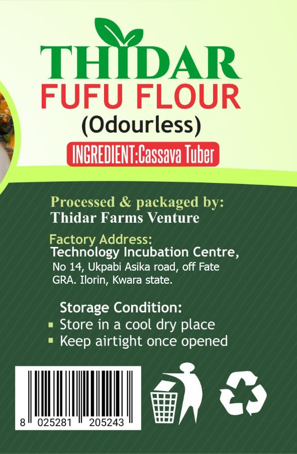 Thidar Fufu Flour (Odourless)